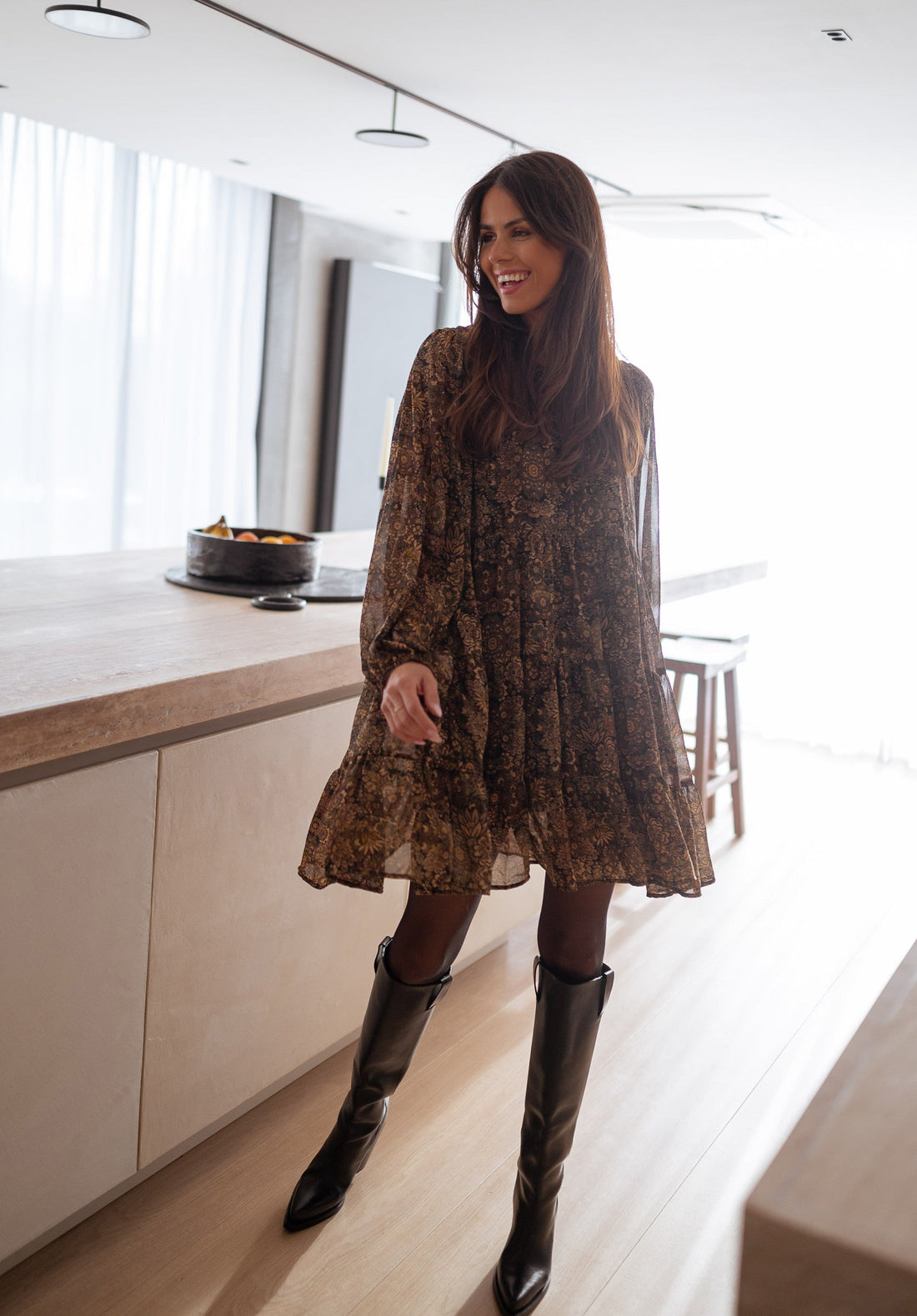Robe Galou - à motifs
