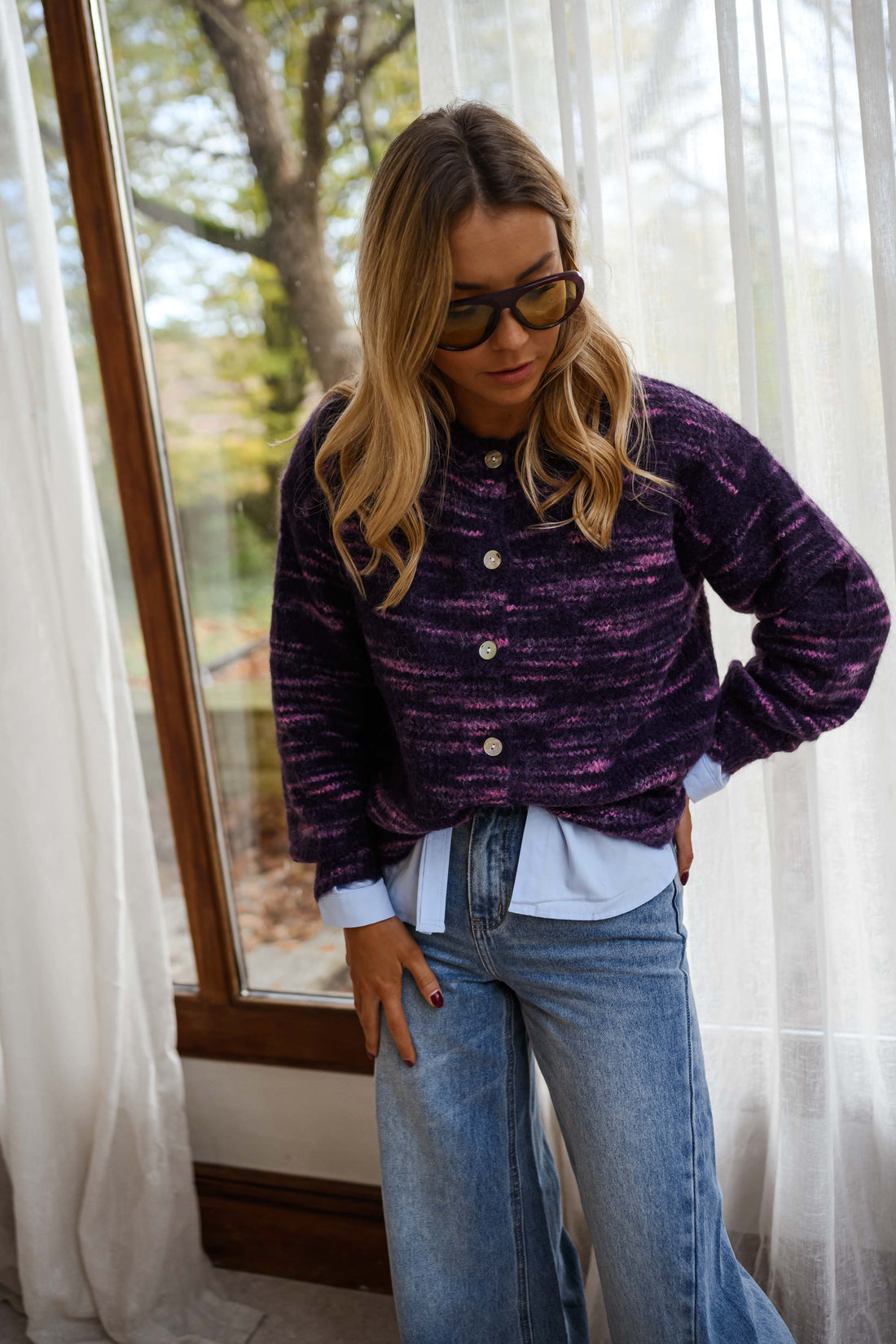 Gilet Armen - mauve