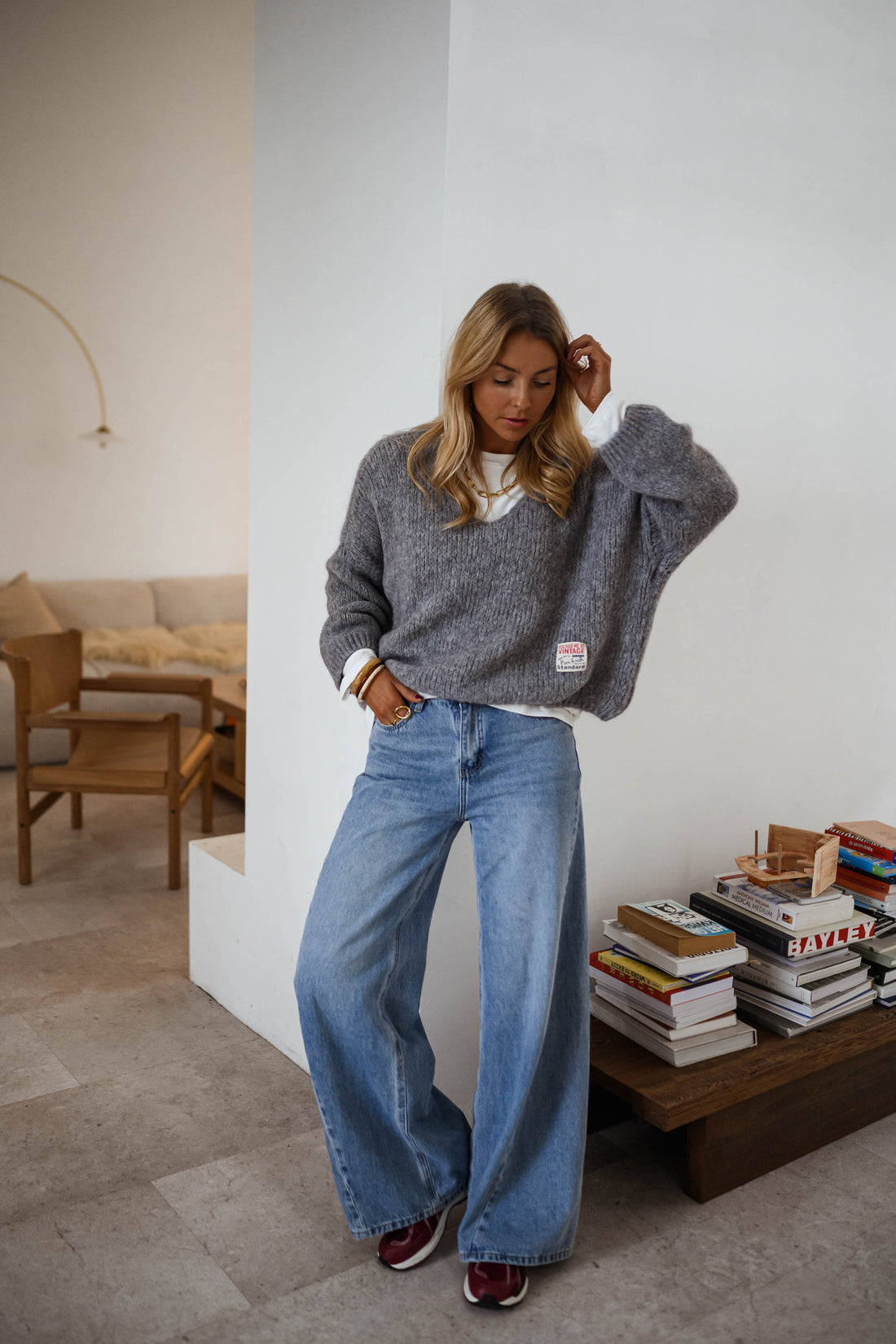 Pull Sassi - gris