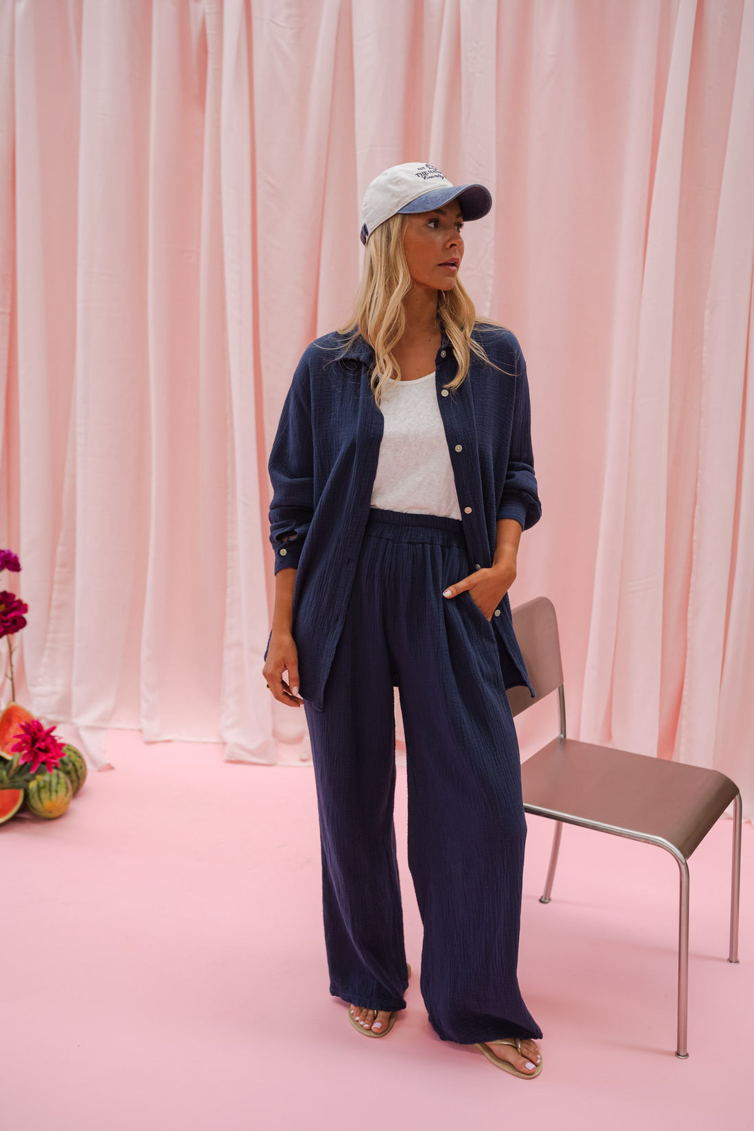 Pantalon Milly - bleu nuit